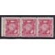ARGENTINA TIERRA DEL FUEGO GJ 1A CORREO PRIVADO POPPER TIRA DE 3 ESTAMPILLAS NUEVAS MINT U$ 45